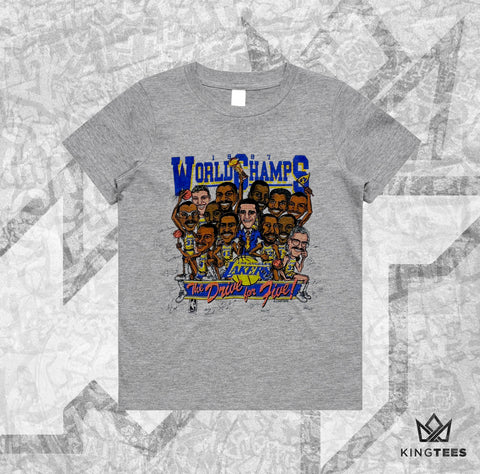 LAKERS CHAMPION 1987 CARICATURE - KIDS TEE