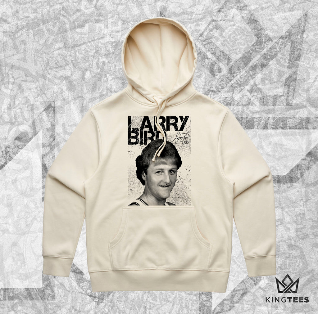 LARRY BIRD B&W - HOODIE & CREW