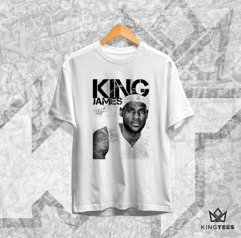 LEBRON JAMES KING B&W - TEE