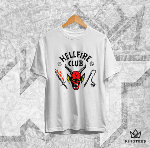STRANGER THINGS - HELLFIRE CLUB LOGO - TEE