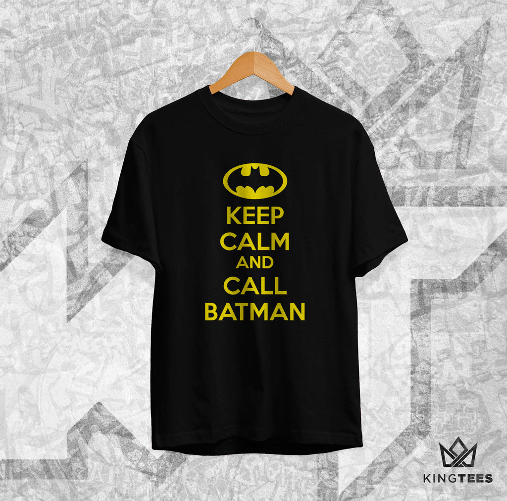 BATMAN KEEP CALM AND CALL BATMAN - TEE