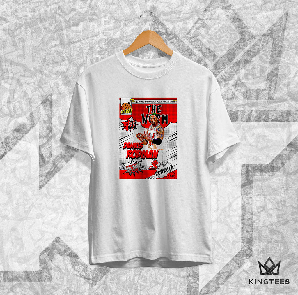 DENNIS RODMAN COMIC - TEE