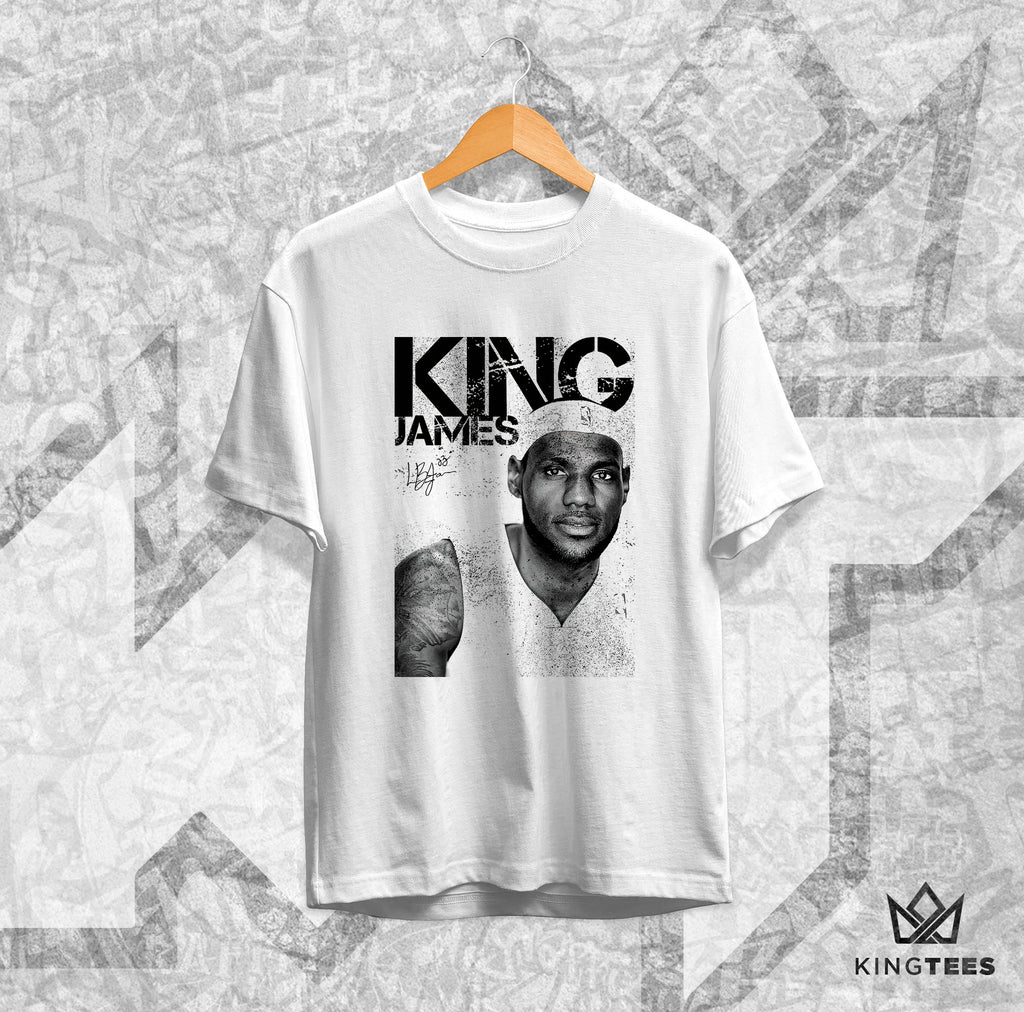LEBRON JAMES KING B&W - TEE